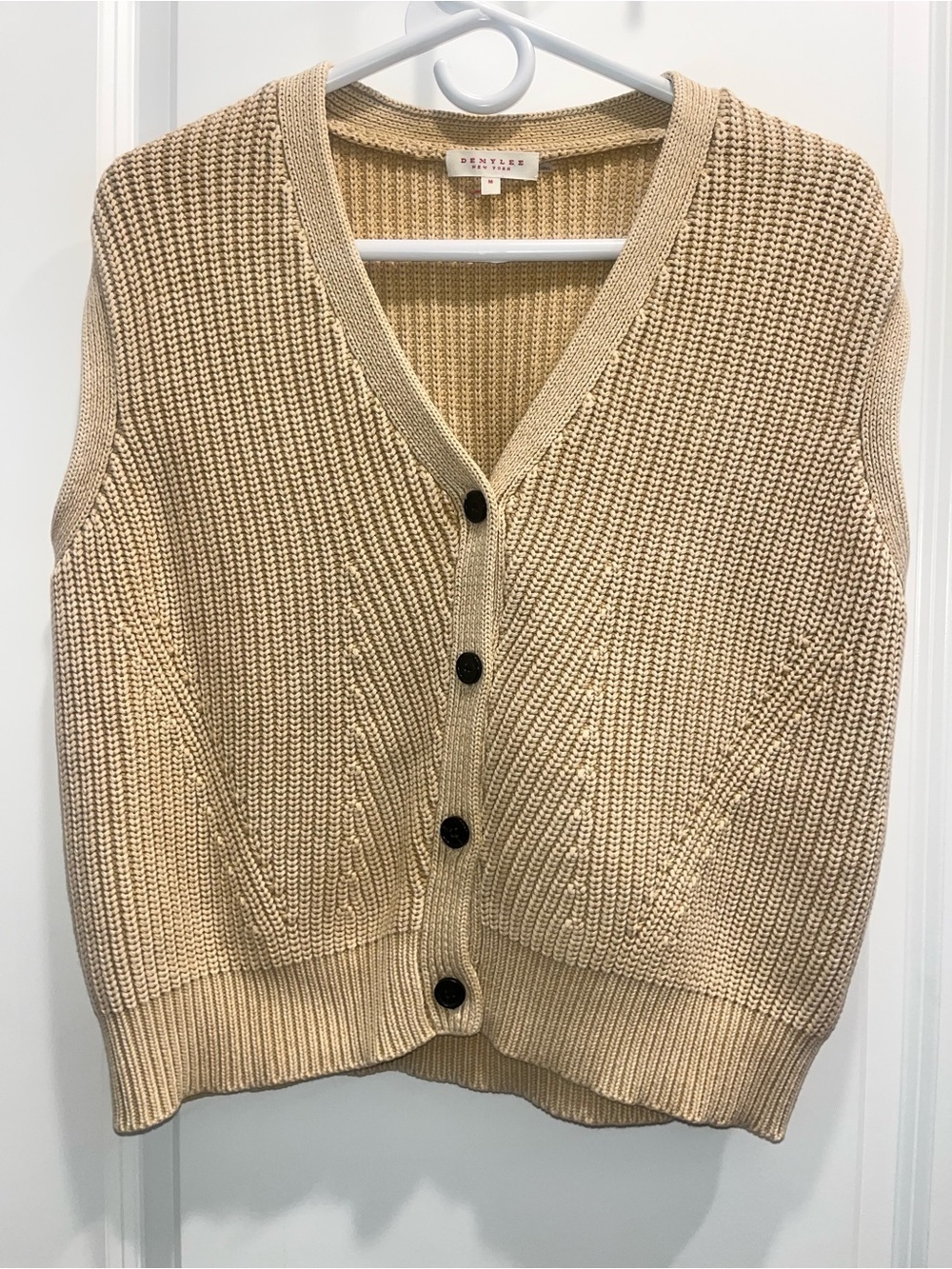 Demylee New York Dorothee cotton knit beige vest